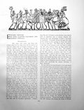 Antique Old Print English Costume Introduction Illuminated PagePage 1904
