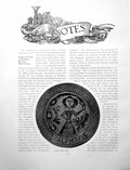Antique Old Print Ralph Toft Dish Staffordshire Flemish CabinetPages 1904
