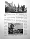 Old Antique Print Mr Pyke Thompson'S Collections In CardiffPages 1904