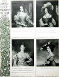Old Print Postcards Joined SetLady Suffield Marchioness Tavistock 1904