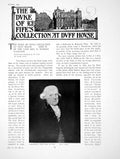 Antique Old Print The Duke Fife'S Collection At Duff House IiPages 1904