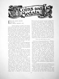Old Print English Siege Money 1645-1649 Carlisle ColchesterPages 1904