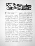 Antique Old Print French Furniture Before The Reign Louis XivPages 1904