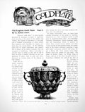 Original Old Antique Print English GPlate Part I Cup And CoverPages 1904