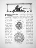 Antique Old Print Baron Trenk'S Prison Cups Lid Inside OutsidePages 1904