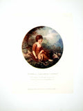 Old Antique Print A Girl Carnarvon Shire Barefooted Goats Stick Hat 1904 20th