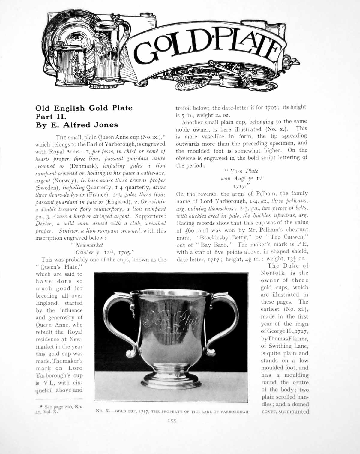 Antique Old Print English GPlate Part Ii Cup And Cover TeapotPages 1905