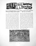 Old Antique Print Bookbindings Library Worcester CathedralPages 1905