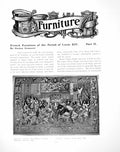 Old Print French Furniture Period Louis Xiv Part Ii TapestryPages 1905
