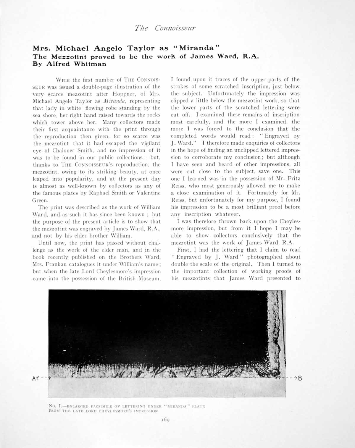 Antique Old Print Mrs Michael Angelo Taylor As Miranda MezzotintPages 1905