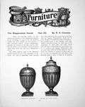 Old Antique Print Furniture The Hepplewhite Period Part IiiPages 1905