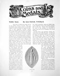 Old Antique Print Coins And Medals Riddle Seals Lesnes AbbeyPages 1905