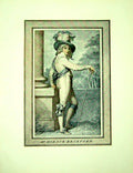Old Antique Print Mr Horace Beckford Dapper Man Plumed Feathered Hat 1905 20th