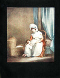 Antique Print Duty Pw Tomkins After Miss Julia Conyers Mother Children 1905