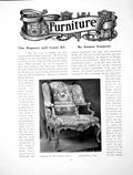 Antique Old Print Furniture The Regency And Louis Xv ArmchairPages 1905