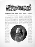 Old Print The Beautiful Misses Gunning Part I Miss CatherinePages 1905