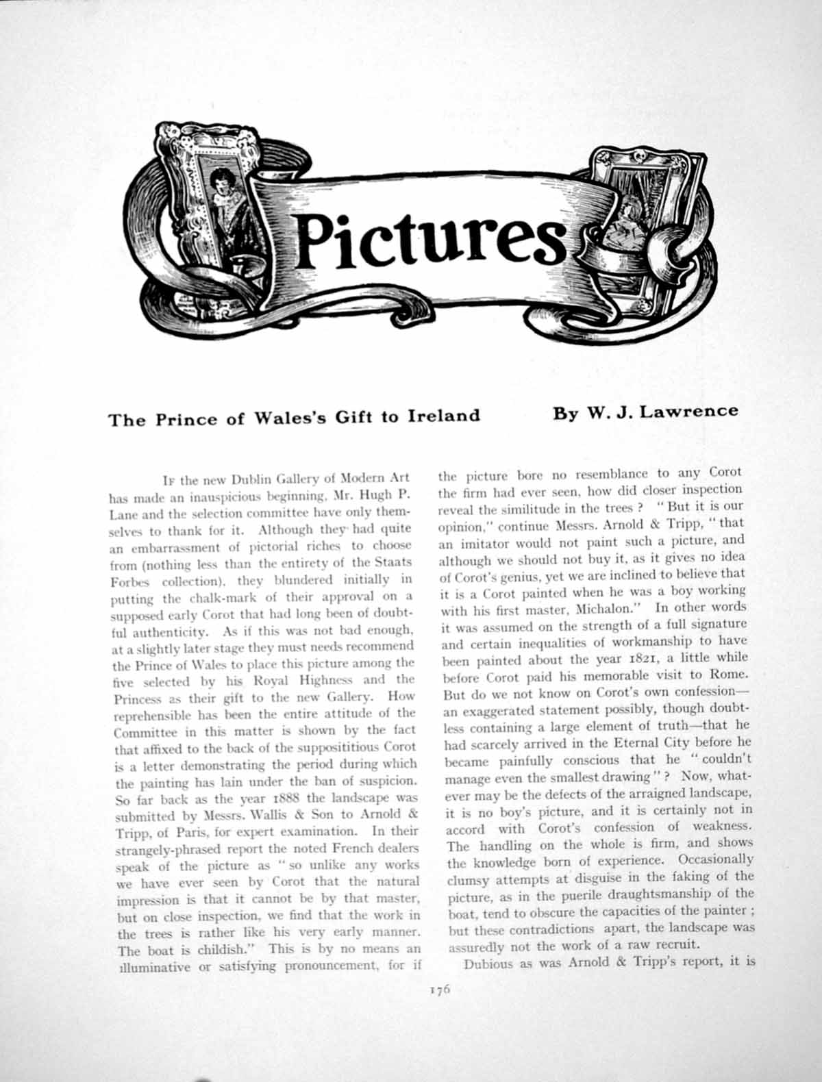 Antique Print The Prince Wales'S Gift To Ireland Balaton LakePages 1905