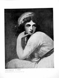 Original Old Antique Print Lady Hamilton By Romney From The Painting 1905 20th