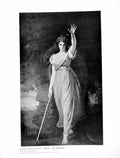 Old Antique Print Lady Hamilton As Circe By Romney From The Painting 1905 20th