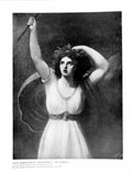 Original Old Antique Print Lady Hamilton As Cassandra By Romney 1905 20th