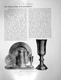 Antique Print Church Plate Pembrokeshire St. David'S CathedralPage 1906