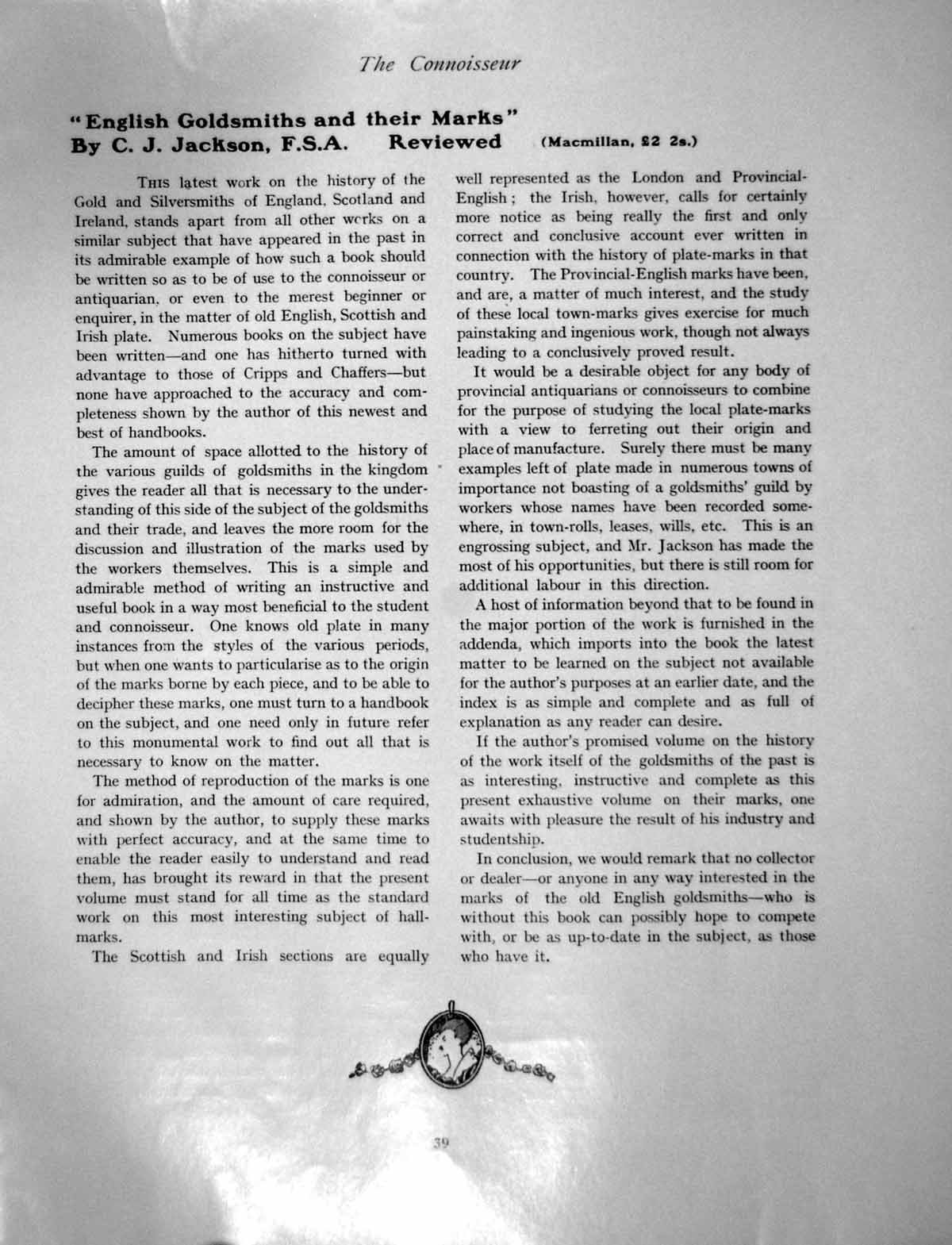Antique Print English Gsmiths Their Marks Cj Jackson ReviewedPage 1906