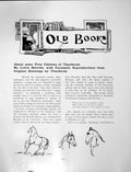 Antique Print Some First Editions Thackeray Facsimile DrawingsPages 1906