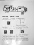 Antique Old Print Stamp Notes Post King Denmark'S Death ChangesPage 1906