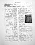 Antique Old Print Art Decoration Applied Architecture FurniturePages 1906