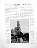 Antique Print Norwich School Painting Reviewed Ruined AqeductPages 1906