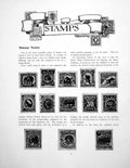 Antique Print Stamp Notes Liberia Barbados After Storm CotmanPages 1906