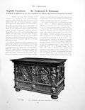 Antique Old Print English Furniture Reviewed Oak Chest Late C16ThPage 1906