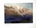 Old Antique Print Stock Exchange Art Society Exhibition Mont Blanc 1906 20th