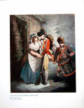 Original Old Antique Print Billitted Sier'S Departure Engraved Graham 1906 20th