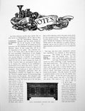 Antique Old Print Notes Oak Chest Ugadale Brooch Candle LanternsPages 1906