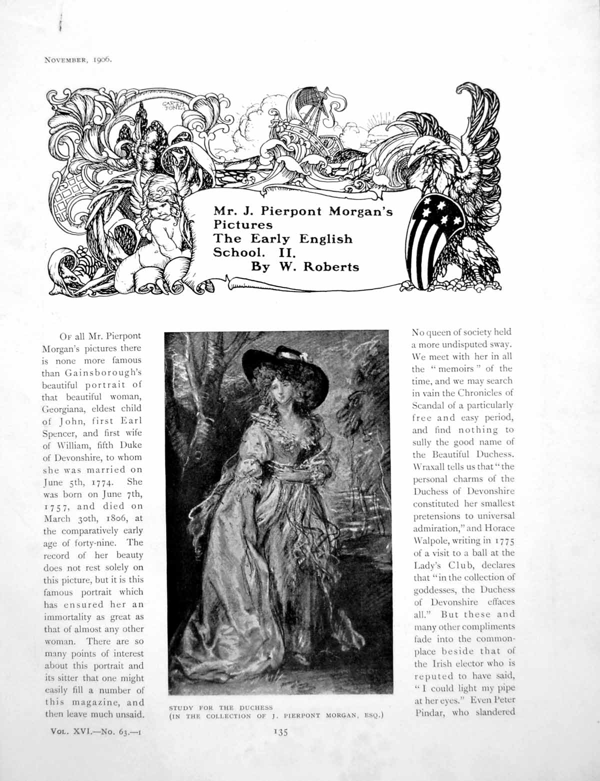 Antique Print Mr J P Morgan'S Pictures Early English School IiPages 1906