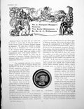 Antique Old Print Mr J P Morgan'S Pictures Early Miniatures IPages 1906