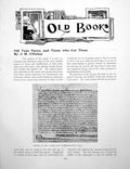 Original Old Antique Print Type Faces And Those Who Cut ThemPages 1906