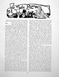 Original Old Antique Print Saleroom Books Nots Queries Iron CofferPage 1906