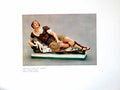Original Old Antique Print Lowestoft Figure Antony Reclining Pattened Base 1906