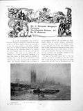 Antique Old Print Mr Jp Morgan'S Pictures The English School IvPages 1907