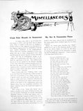 Antique Print Club Pole Heads In Somerset Specimens CollectionPages 1907