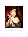 Antique Old Print Mrs Abington In The Character Roxalana In The Sultan 1907