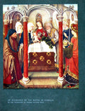 Antique Print An Altar-Piece By The Maitre De Flemalle Baby Men Ladies 1907