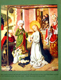 Antique Old Print Adoration Infant Saviour By Master Bartholemew Altar 1907