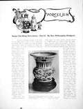 Antique Old Print Some Ming Porcelains Part Ii Vase Small ScreenPages 1907