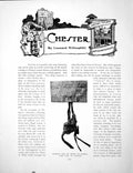 Antique Print Chester Charter Silver Seal Mayor'S Chain BadgePages 1907