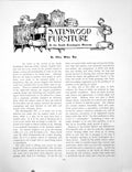 Antique Old Print Satinwood Furniture South Kensington MuseumPages 1907