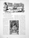 Antique Old Print Monmouth King Henry V Bridge Charter CastlePages 1907
