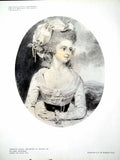 Original Old Antique Print Princess Royal Daughter George Iii John Downham 1907